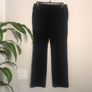 Women’s pull on straight leg pants Black - Size 6S